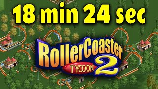 I beat RollerCoaster Tycoon 2 in 18 minutes and 24 seconds