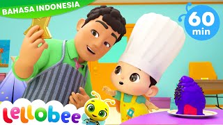 Lagu Buat Kue Bersama Pak Tukang Roti | @LellobeeIndonesia | Kartun Anak