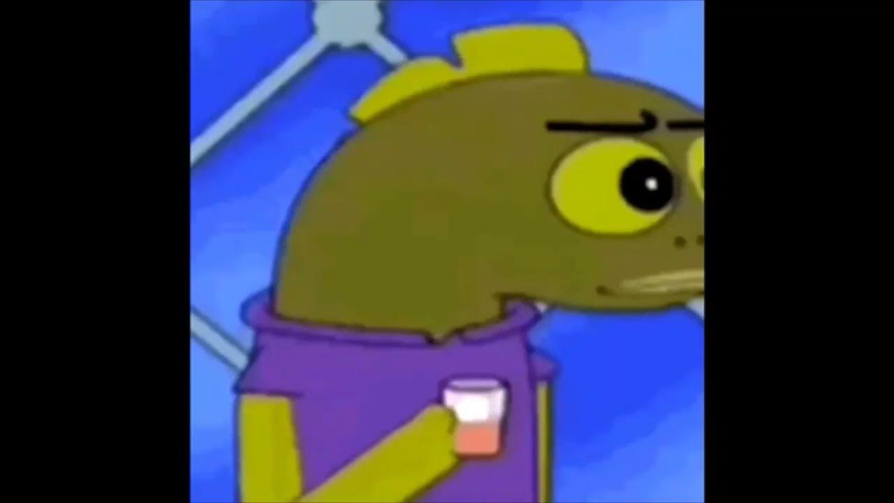 spongebob fish turning around meme - YouTube