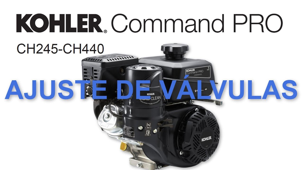 KOHLER COMMAND Pro 4.5-14hp Ajuste de válvula - YouTube
