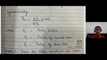 Index Number || Statistics || Sol - B.com 1st year