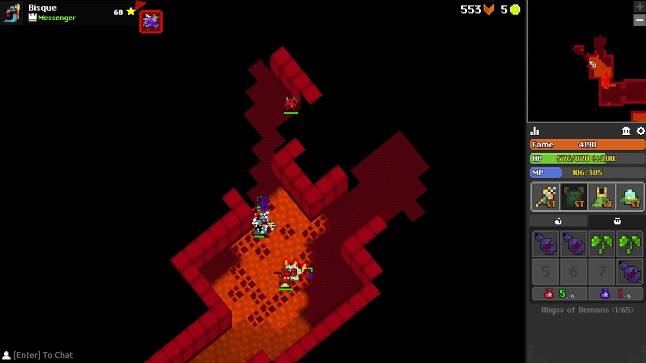 Rotmg Abyss Runner Event (Wizard) (31.22 seconds) (Winning Run) - YouTube