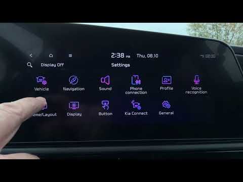 Kia Niro II ( 2022 - now ) – How to Enable or Disable Split Screen for Certain Menu