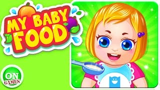 Видео игра для детей My Baby Food кулинарная игра Cooking Game мультик дети и родители 2016 андроид screenshot 1