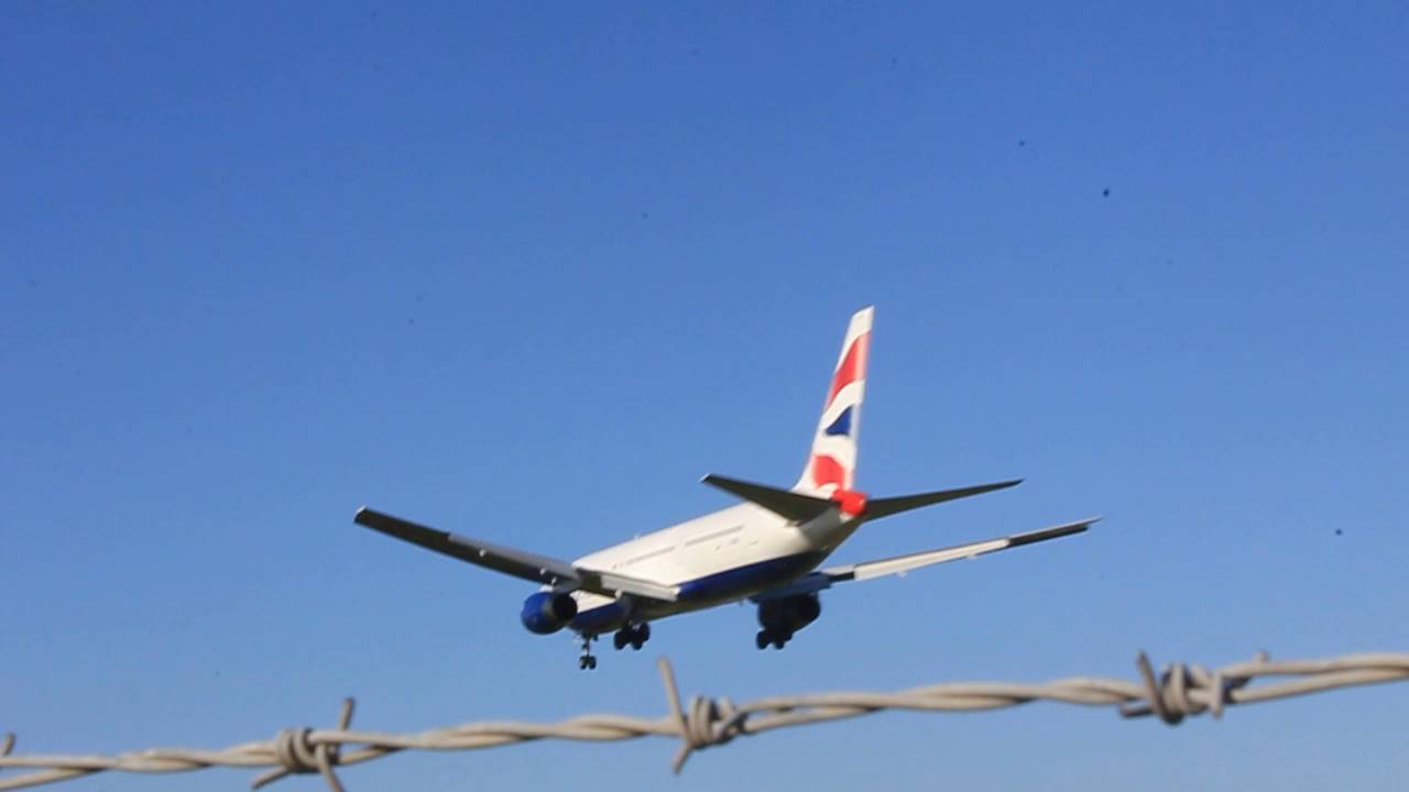 Boeing 767-336ER, BA631, ATH - LHR, G-BZHC, lands on 27R (16.02.2014)