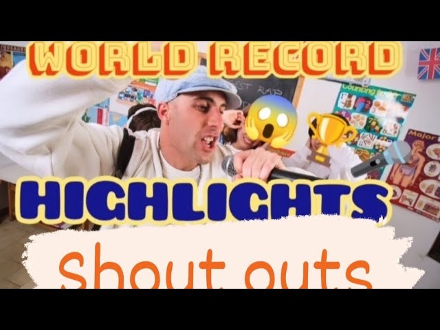 Watch Guinness World Record - Daniel Alcon Longest Rap Marathon Highlights - Special Shout outs ( DAlcon) on YouTube Watch Guinness World Record - Daniel Alcon Longest Rap Marathon Highlights - Special Shout outs ( DAlcon) on YouTube