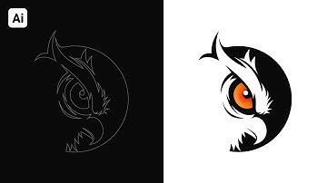 Create From Sketch to Vector in Illustrator | Mascot Logo