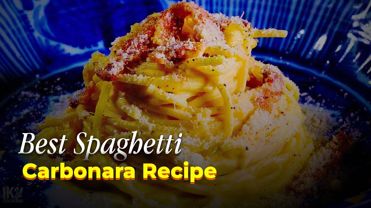 Best Spaghetti Carbonara Recipe How To Make the Authentic ones. ASMR