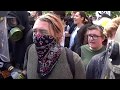 Police Arrest Antifa Protesters At Kent State Rally