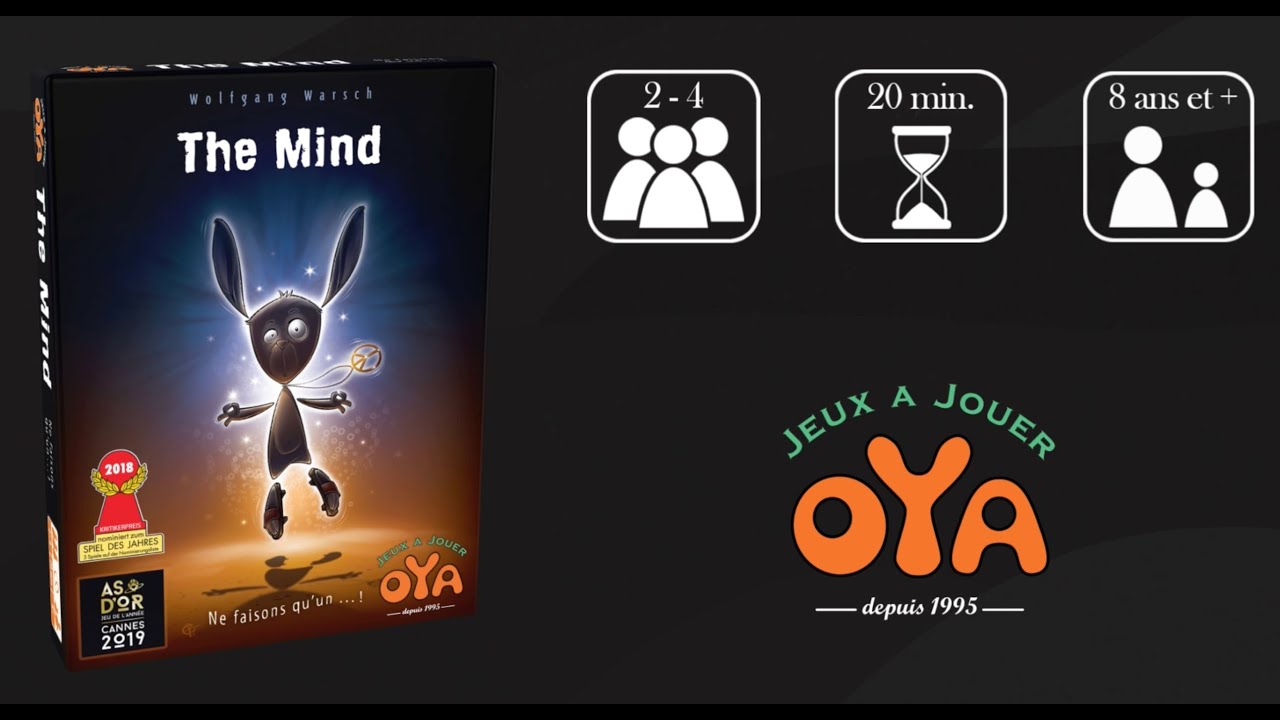 The Mind - Un jeu de coopération extrêmement surprenant - OYA
