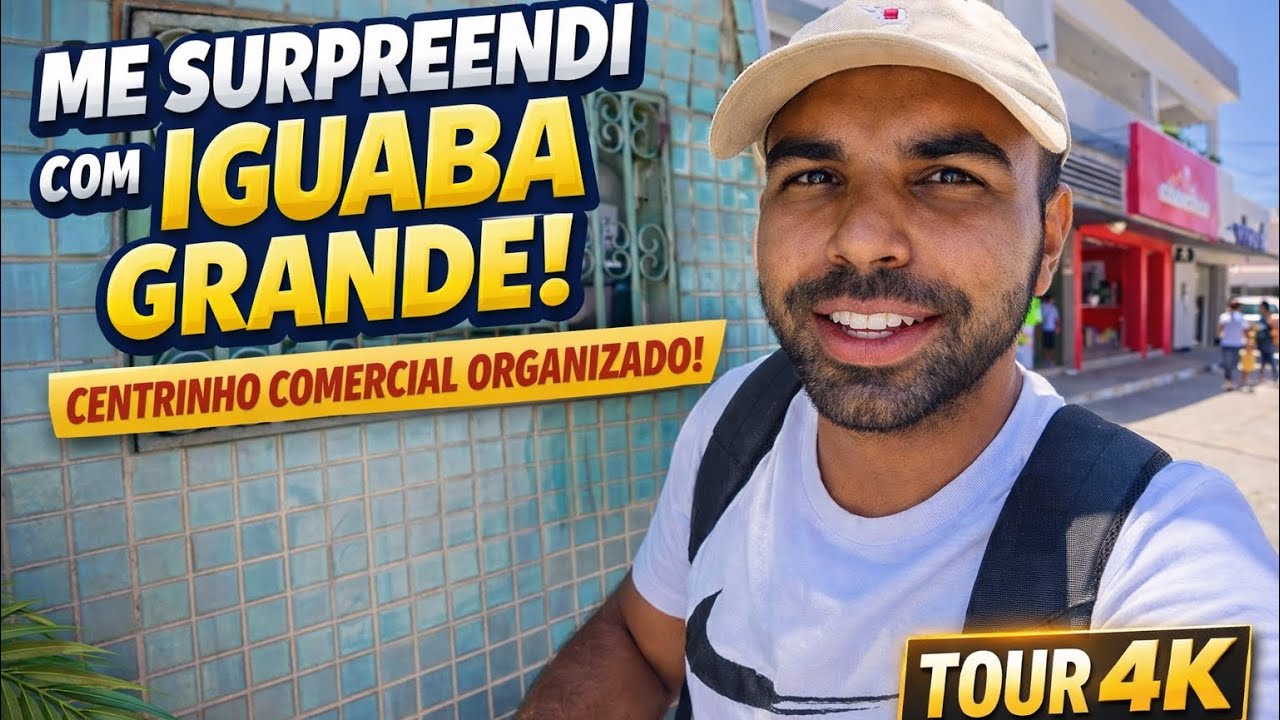 Fiquei Surpreso com o Centro Comercial de Iguaba Grande 🇧🇷 | Tour 4K