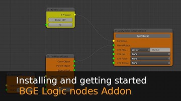 Logic Nodes Addon (Installing and getting started) - BGE Tutorial