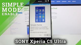 SONY Xperia C5 Ultra – Activate & Use Easy Mode Option screenshot 2