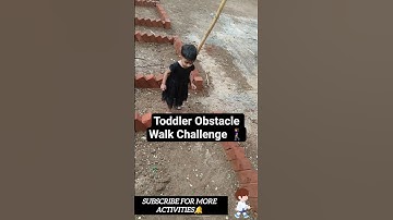 Toddler Obstacle Walk Challenge 🚶‍♀️ | Learnwithus Activity l #learnwithus  @learnwithus13