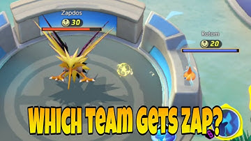 Which team gets Zapdos if Rotom secures it | Pokemon Unite Mythbusters