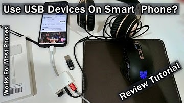 Use Mouse, Keyboard, 3.5 mm Headset on Your Smartphone With OTG Adapter (UWECAN USB-C OTG Review)