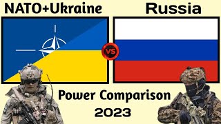 NATO and Ukraine vs Russia Military Power Comparison 2023 | NATO vs Russia | world military power
