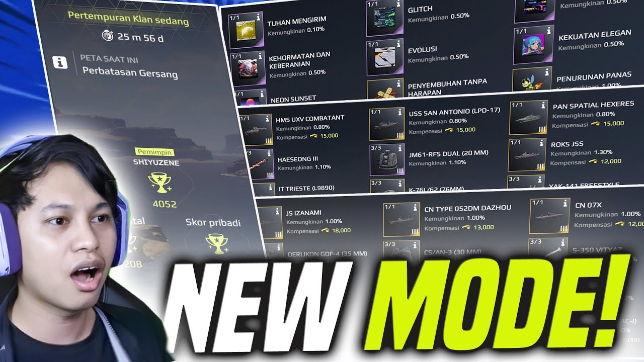 Siapkan Armada Terbaikmu! Mode Clan Wars Resmi Mengguncang Modern Warships GRATIS Kapal Market!?