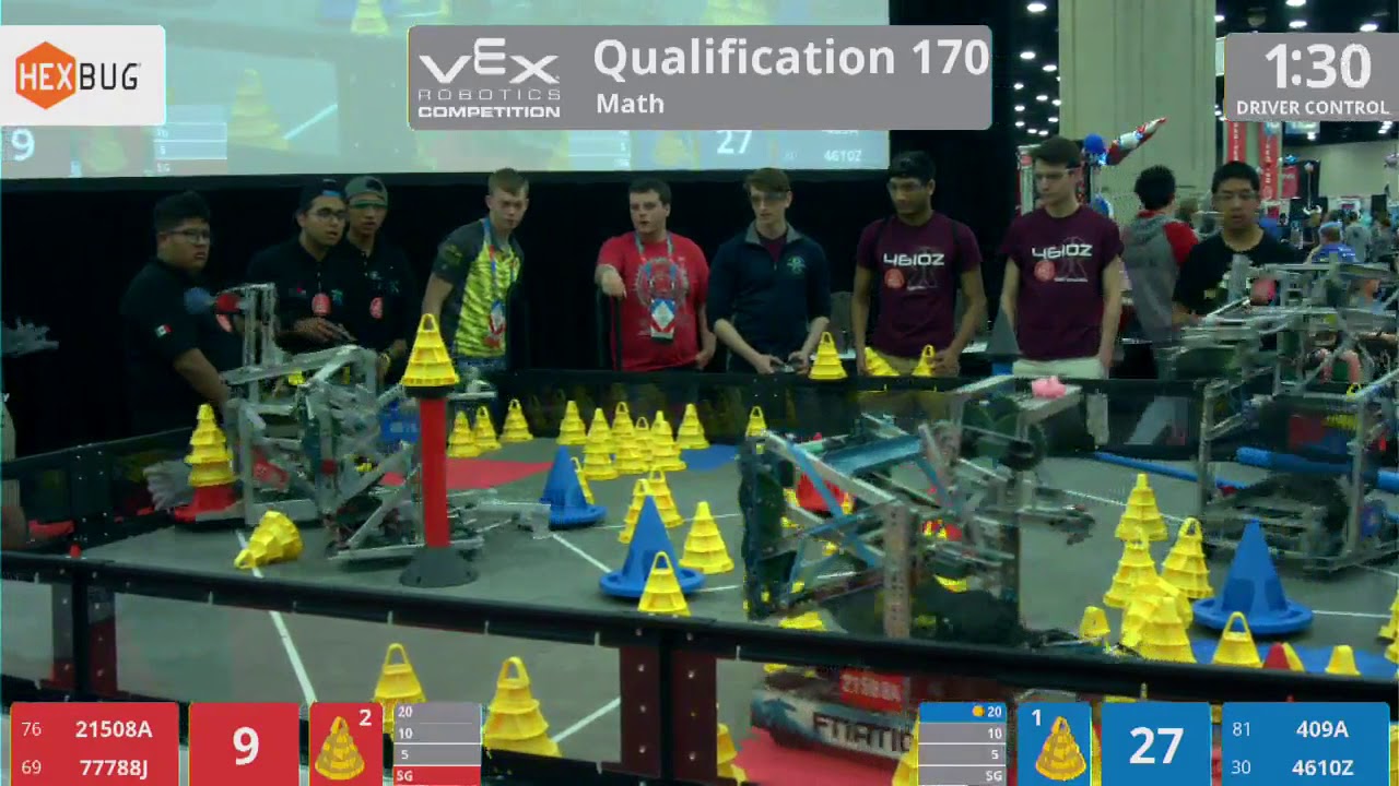 2018 VRC Math Q170 - 21508A 77788J vs 409A 4610Z - 87 to 124