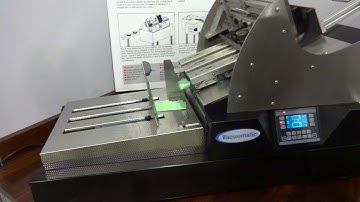 Friction feeder - Vacuumatic TCF - Counting customer sample Green Labels including batch set up #1