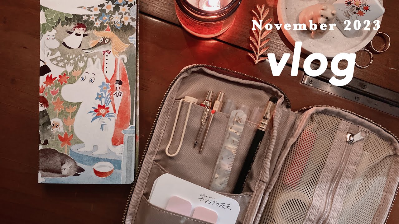 ☕️vlog 手帖好きの日々｜ほぼ日ひきだしポーチの中身｜神保町で遊ぶ、PASSAGE、TOBICHI