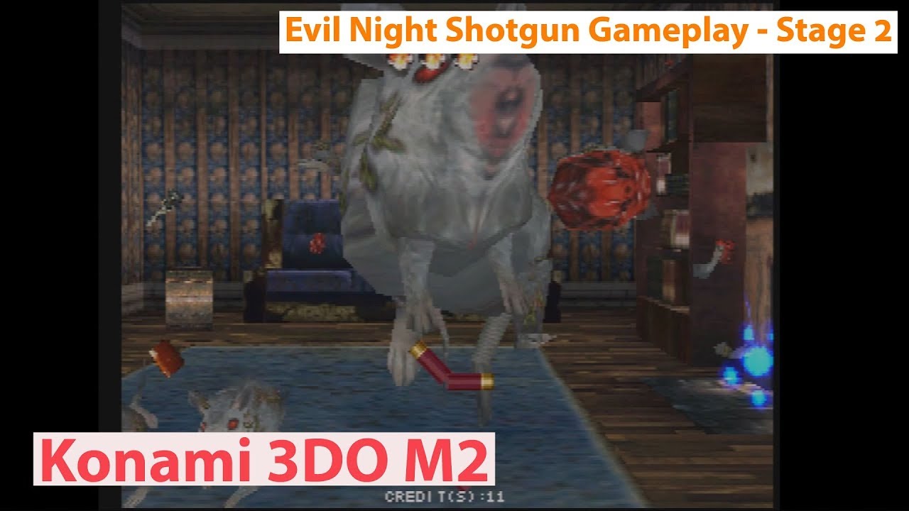 Evil Night - Konami 3DO M2 - Shotgun Stage 2 - Video Game Esoterica