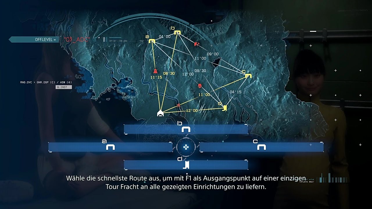 Death Stranding 2 - Rainys Rätsel : Routenplanung