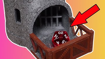 Dungeons and Dragons Dice Tower 3D Printed