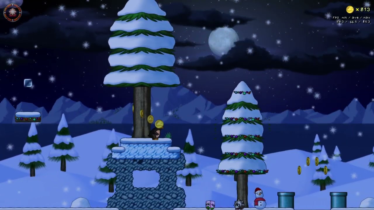 SuperTux Christmas Special Remastered but with newer nightlies and tweaks