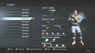 Domination Class Set Up - Call of duty Ghosts (Competitive)