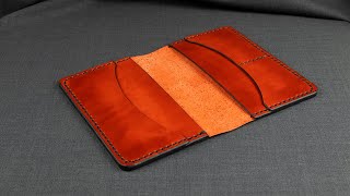 Обложка на паспорт из кожи своими руками. Как сшить обложку?/ Leather passport cover handmade