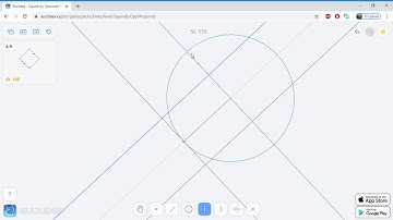 4.9 Euclidea - Square by Opposite Midpoints - Soluce 6L 10E