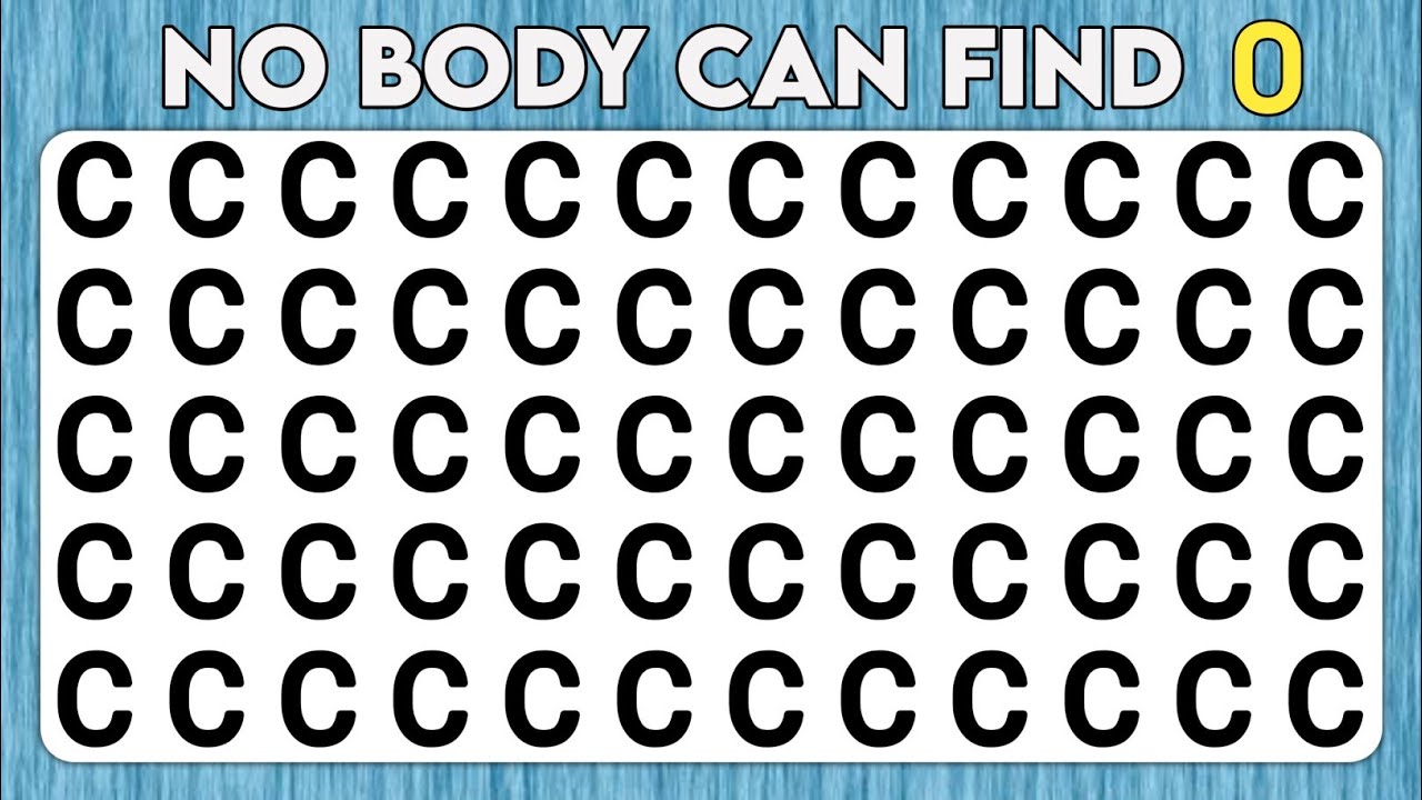 Проверьте зрение — Головоломка с цифрами и буквами | Версия с эмодзи | Никто не сможет найти лишнее