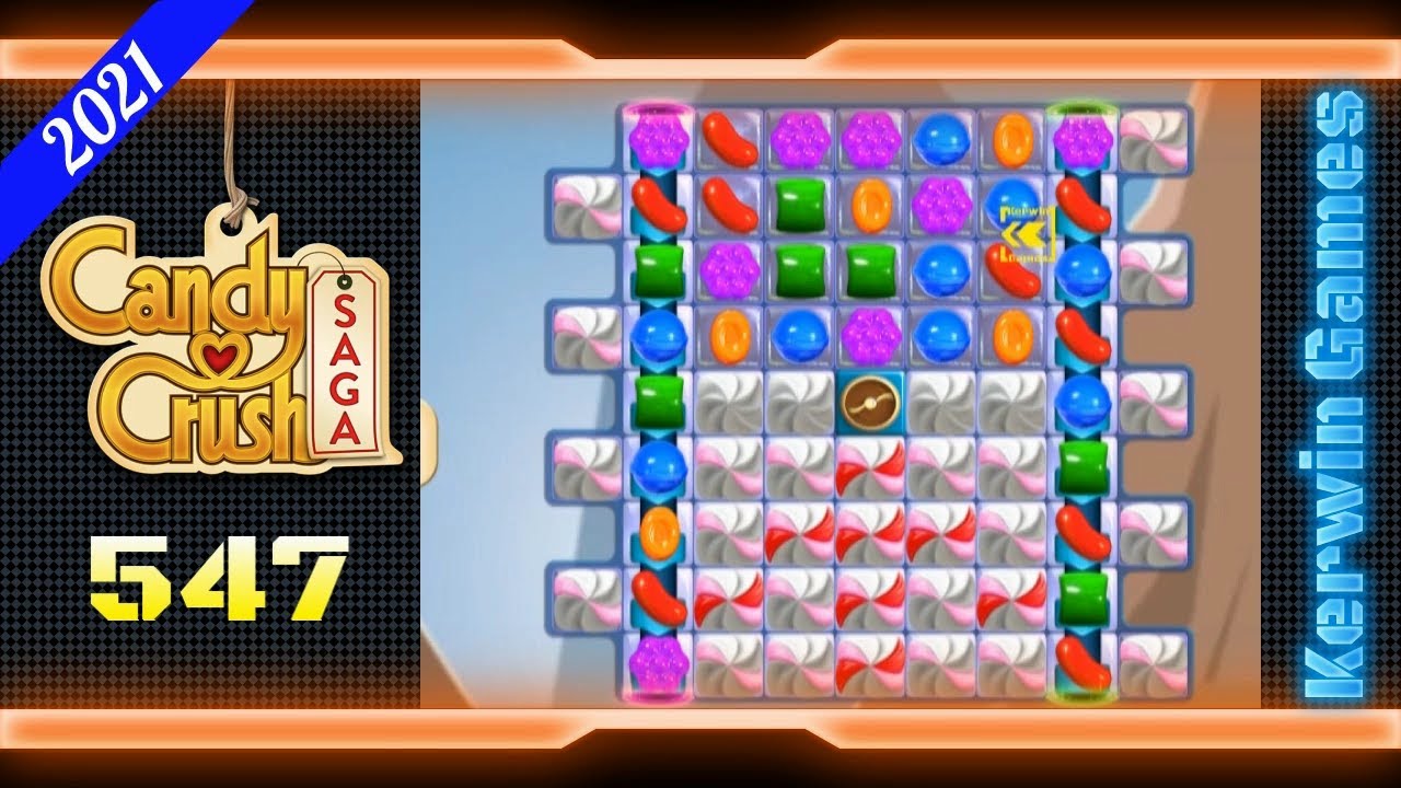 Candy Crush Saga Level 547 No Boosters 30 moves (2021) YouTube