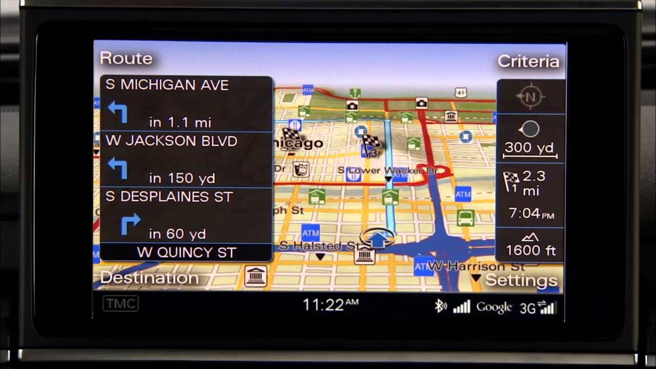 Audi navigation mmi