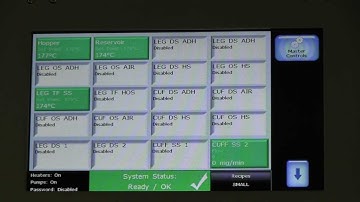 Nordson AltaBlue Touch Melter Setup With Optix User Interface