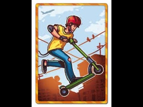 Картинки с трюковым самокатом на торт