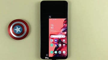 How to use Assistive Ball to open one-handed mode on OPPO Reno2 F Android 11