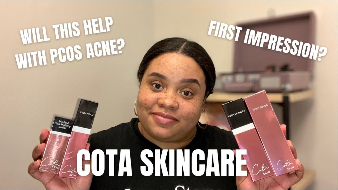 COTA Skincare Unboxing + First Impression for PCOS Acne YouTube