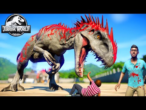 Tiranossauro Rex, Indoraptor Dinossauros Soltos! Jurassic World Evolution  Ep #1 - IR GAMES 