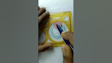 spirograh art asmr video #shorts #ytshorts #viral #asmr #spirograph