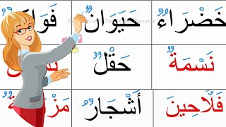 تعلم القراءة باللغة العربية للمبتدئين arabic alphabet