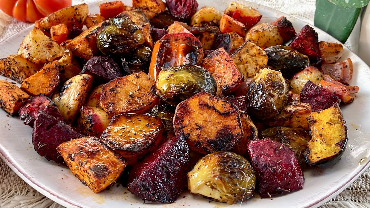Recette de Légumes Rôtis au Four Tendres et Fondants 😋💯