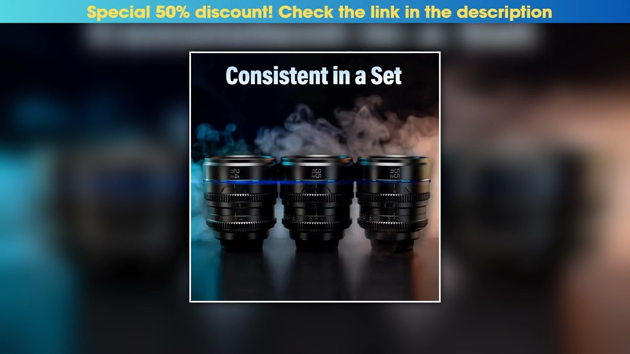 Today Only SIRUI NightWalker 24mm 35mm 55mm 16mm T1.2 S35 Night Walker Cine Lens For Sony E Fuji X•