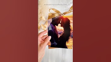 Clear Plexi Save the Date Cards 📅 Terracotta & Gold Calendar with Photo | Modern Wedding Invitations