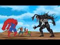 Evolution of SPIDER-MAN vs Evolution of GIANT VENOM: Who Will Win? | SUPER HEROES MOVIES ANIMATION