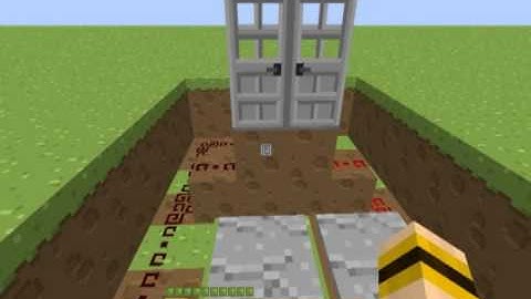 Simple Easy Two-Way Double-Door Tutorial - Minecraft