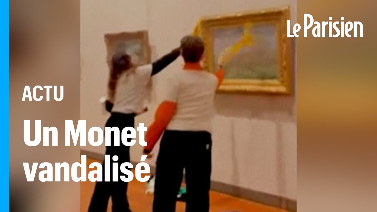 Après la Joconde, une toile de Monet aspergée de soupe dans un musée à Lyon