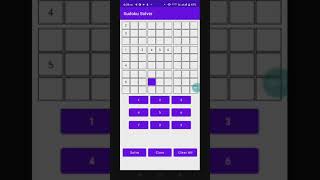Android Studio -Sudoku Solver App - Mohamed Naser screenshot 3