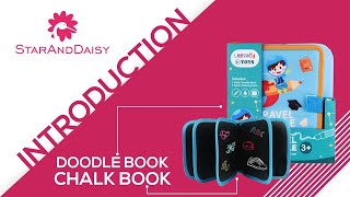 StarAndDaisy - Creative Doodle Books - Chalk Book - Water Doodle Book - Introduction & Features